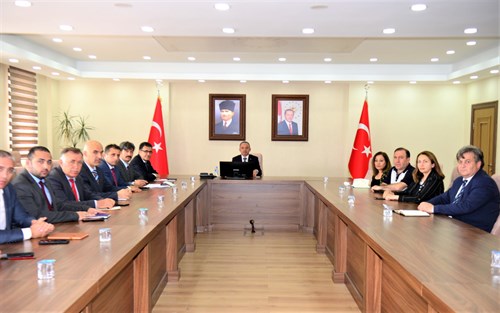 Valimiz Hüseyin Öner, Sanayi ve Teknoloji İşbirliği Kurulu (SANTEK) Toplantısına Başkanlık Etti (21.06.2022)
